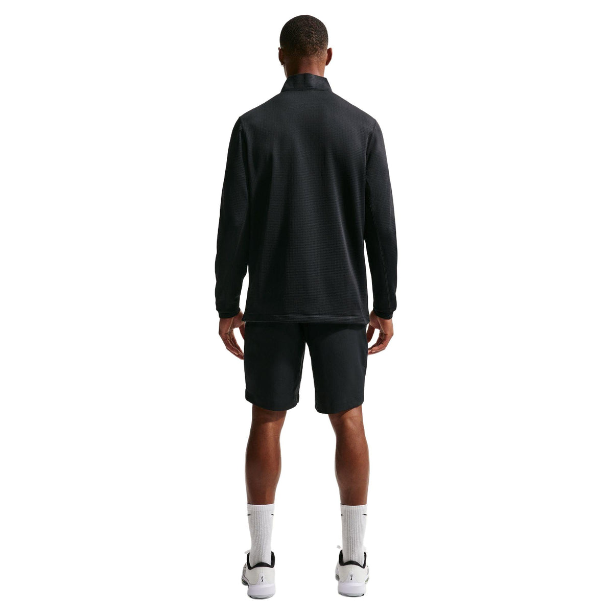 Nike Velocity Men's Therma-FIT 1/2-Zip Golf Top - Black / White