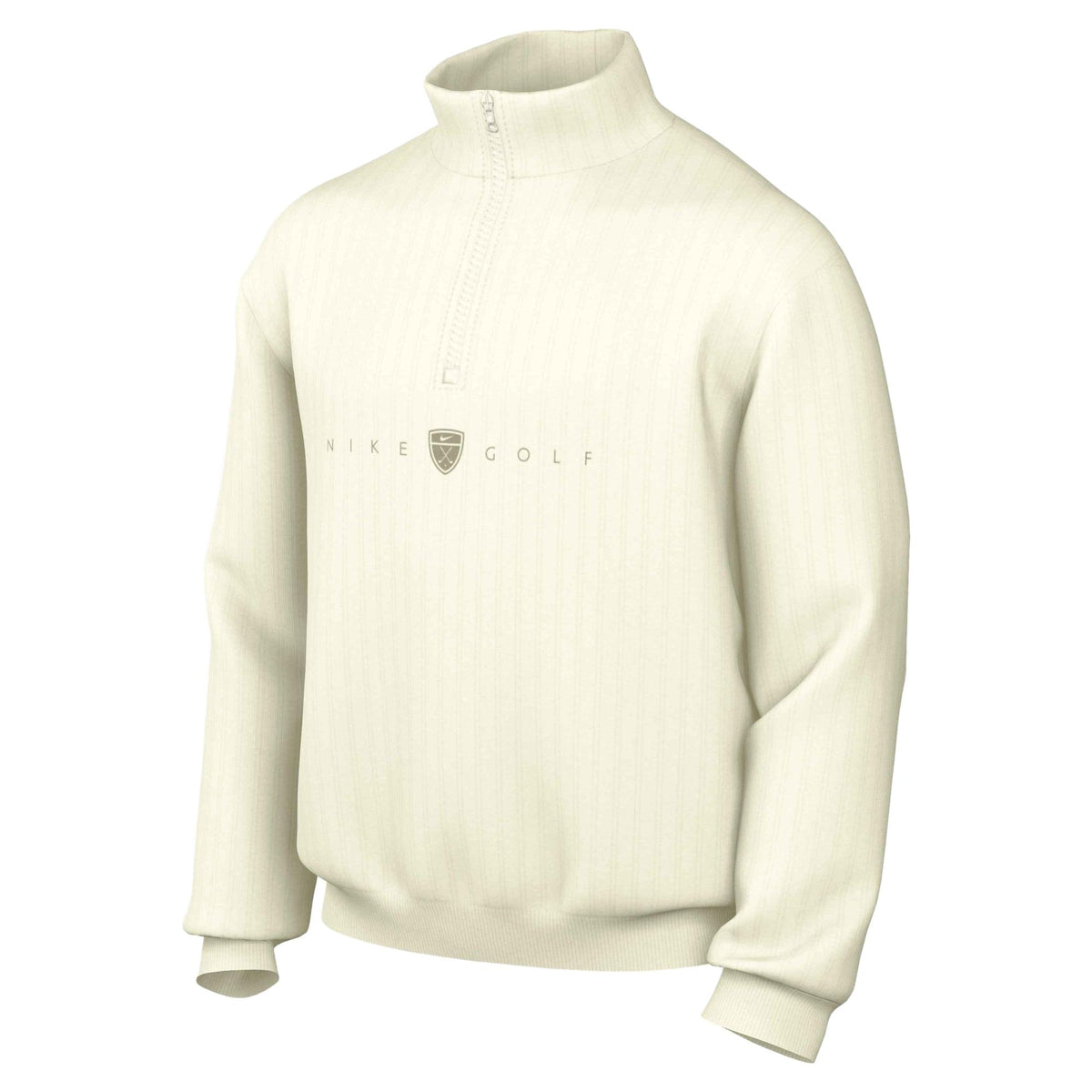 Nike Fairway Fresh Men's Therma-FIT Oversized 1/2-Zip Golf Top - Sail / Limestone