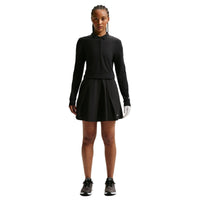 Nike Victory Women's Dri-FIT Long-Sleeve Polo - Black / White