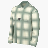 Nike Fairway Fresh Men's Dri-FIT Loose Long-Sleeve Golf Polo - Steam