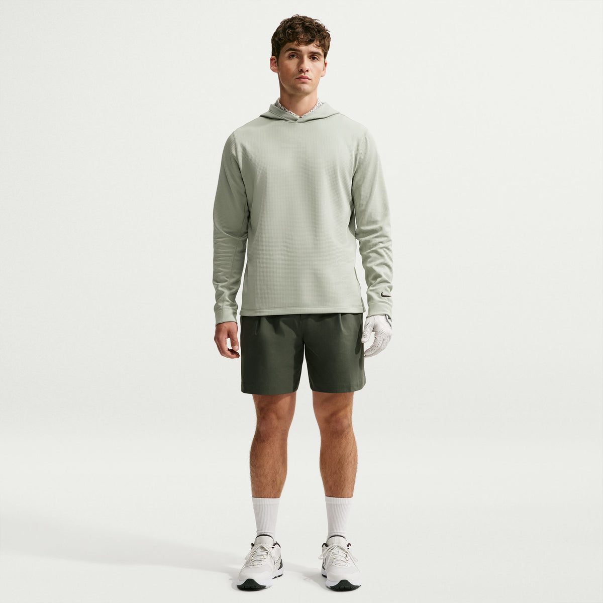 Nike Velocity Men's Therma-FIT Golf Hoodie - Jade Horizon / Black