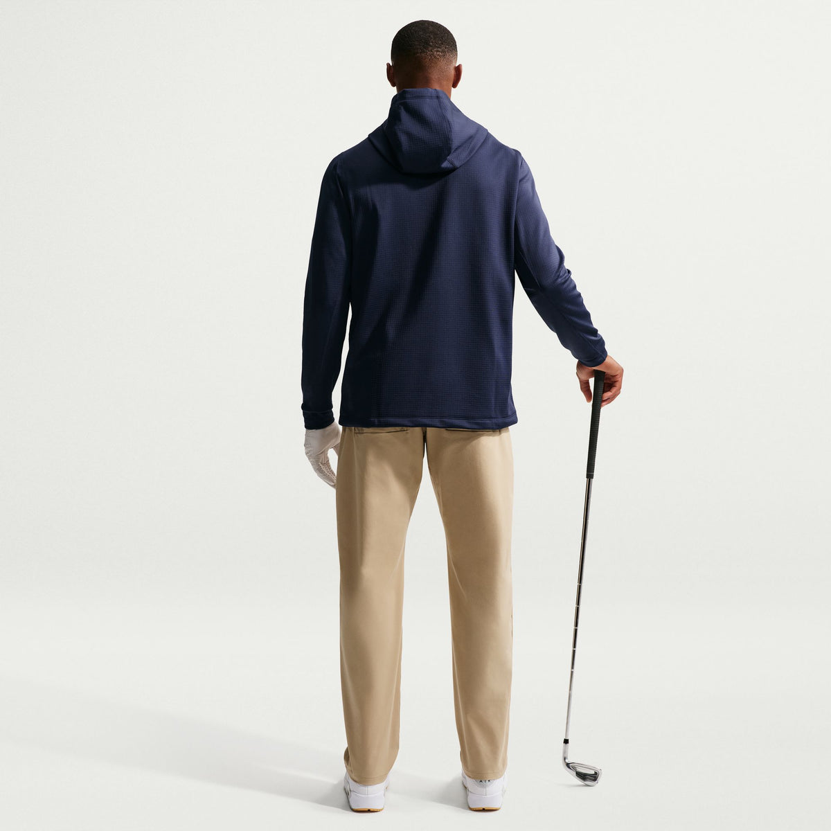 Nike Velocity Men's Therma-FIT Golf Hoodie - College Navy / White