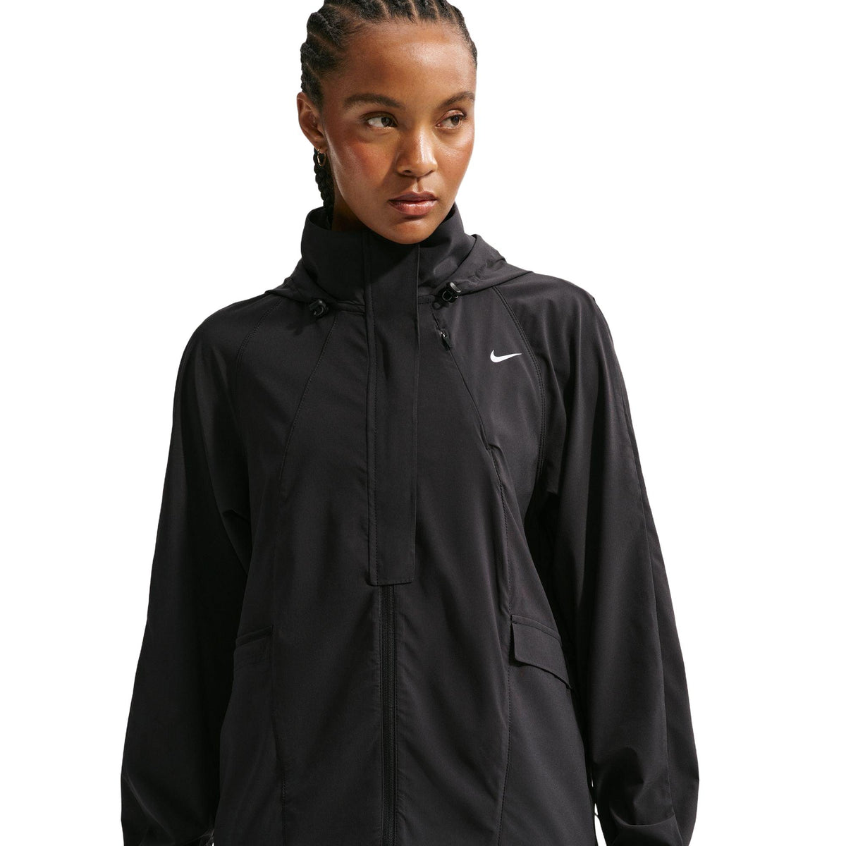 Nike Series Women's Repel Golf Jacket - Black / White
