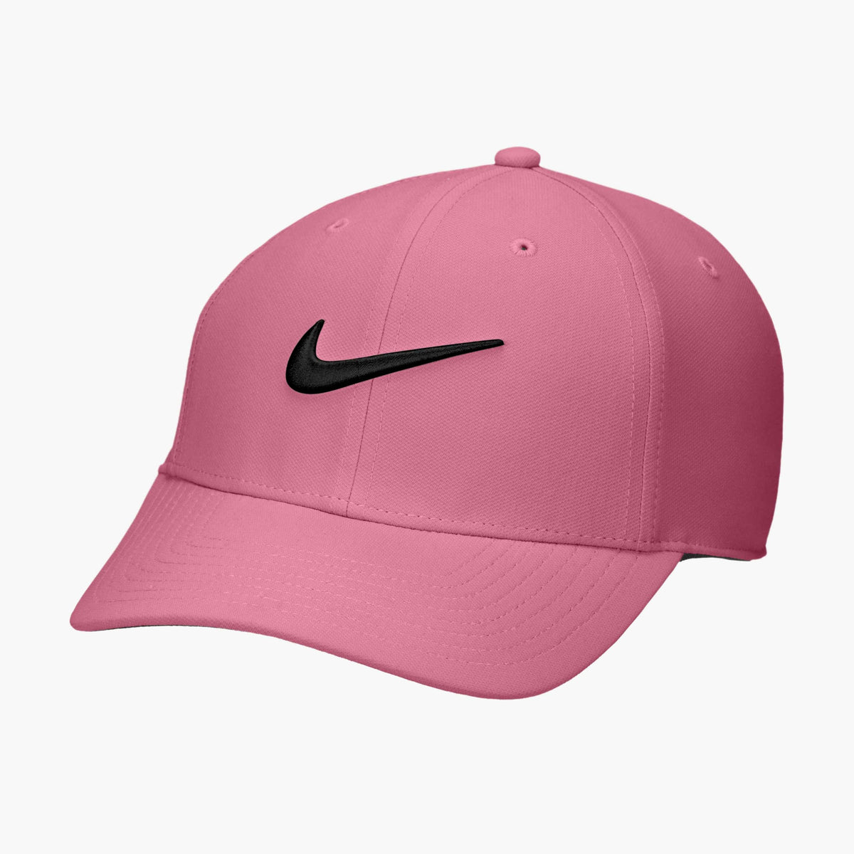 Nike Dri-Fit Structured Swoosh Club Cap (backordered to July 2026) - Peony/Black