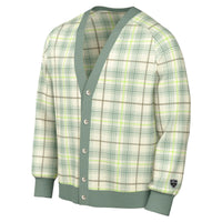 Nike Tartan Men's Loose Golf Cardigan - Steam