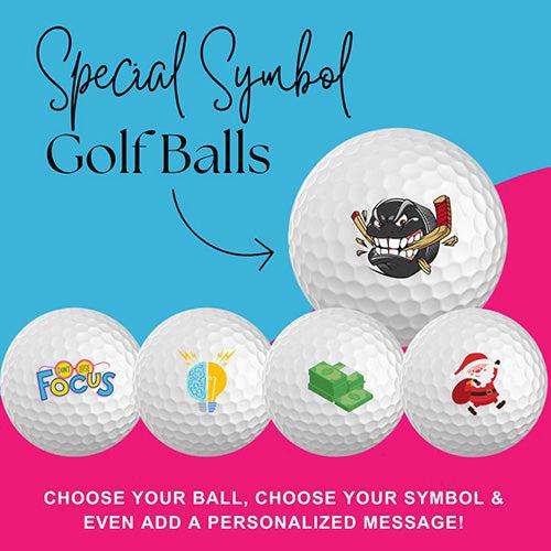 Special Symbol Custom Golf Balls Canada Customize Now Canadian Pro