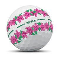Taylormade Season Opener TP5x Stripe Golf Balls - Azalea - One Dozen