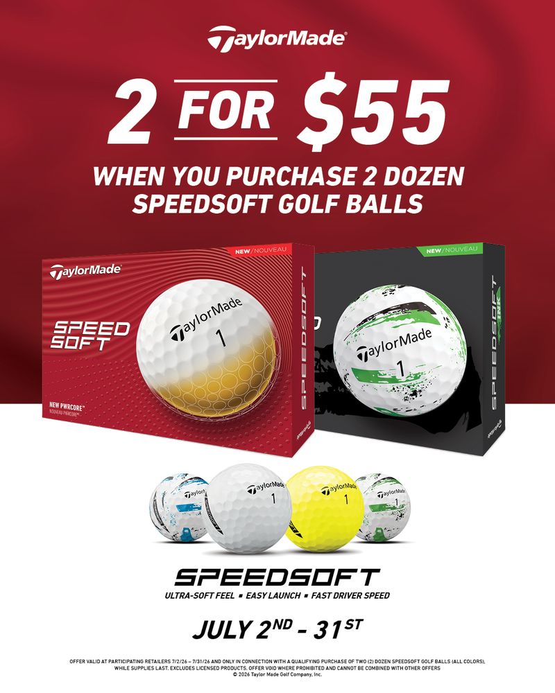 TaylorMade SpeedSoft Golf Balls Double Dozen Promotion