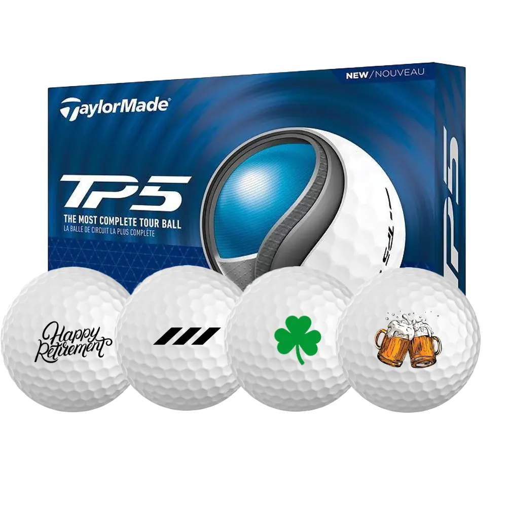 Special Symbol Custom Golf Balls - Unique TaylorMade TP5