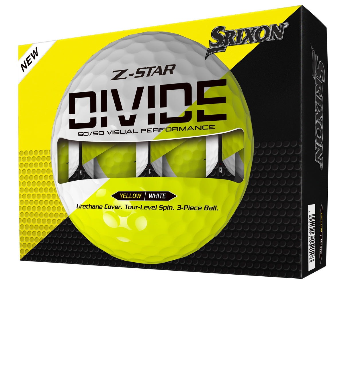 Srixon Z-Star 9 Divide - White/Tour Yellow