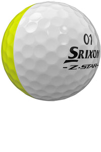 Srixon Z-Star 9 Divide - White/Tour Yellow