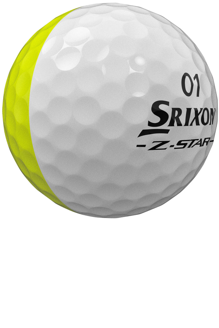 Srixon Z-Star 9 Divide - White/Tour Yellow