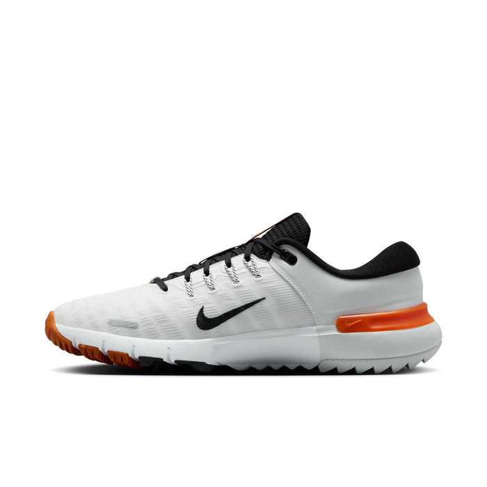 Nike Free Golf NN Golf Shoes - White/Orange