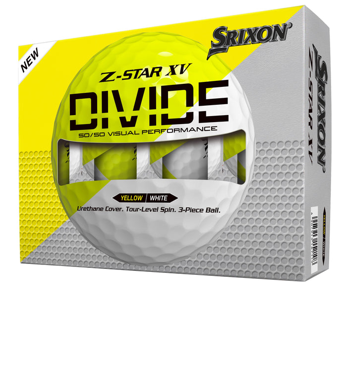 Srixon Z-Star XV 9 Divide - White/Tour Yellow