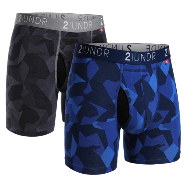 2UNDR 2 Pack - Swing Shift Boxer Brief Black Camo/Blue Camo – Canadian Pro  Shop Online