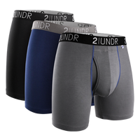 2UNDR 3 Pack - Swing Shift Boxer Brief SOLIDS