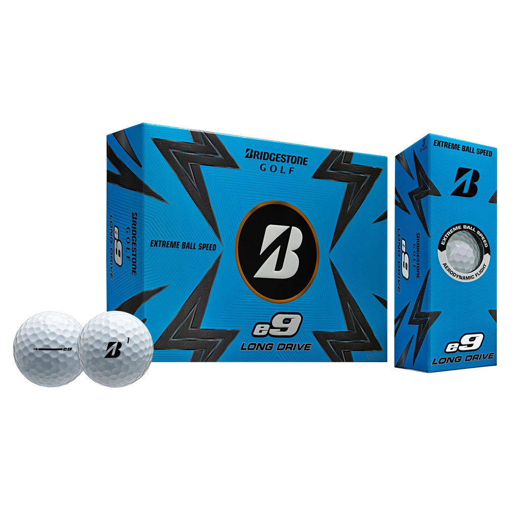 Bridgestone e9 Long Drive Golf Balls 2023 - 6 Dozen Packs