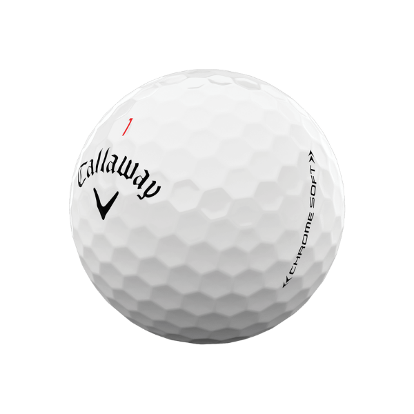 Callaway Chrome Soft 22 Golf Balls - White - One Dozen