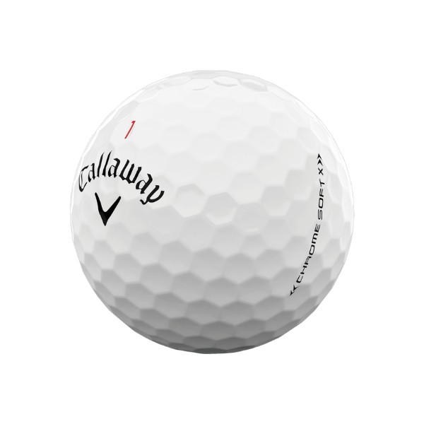 Callaway Chrome Soft X 22 Golf Balls - White - One Dozen