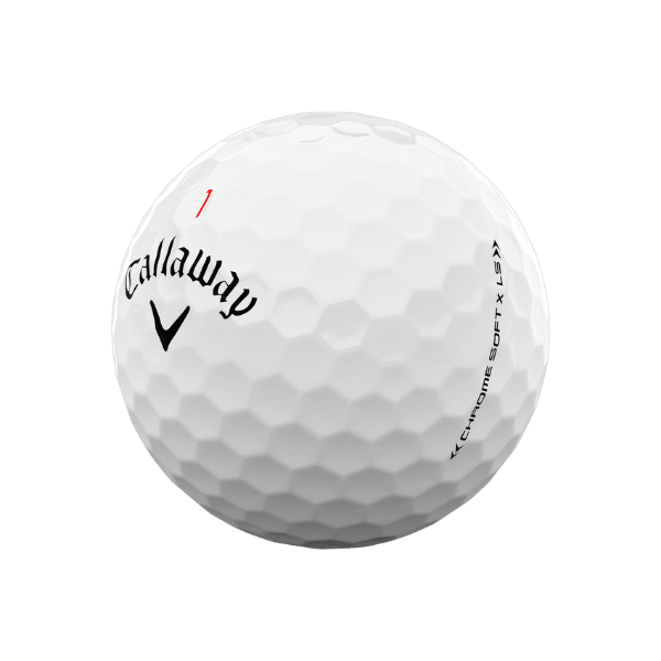 Callaway Chrome Soft X LS 22 Golf Balls - White - One Dozen