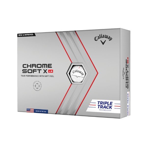 Callaway Chrome Soft X LS 22 Triple Track Golf Balls - One Dozen