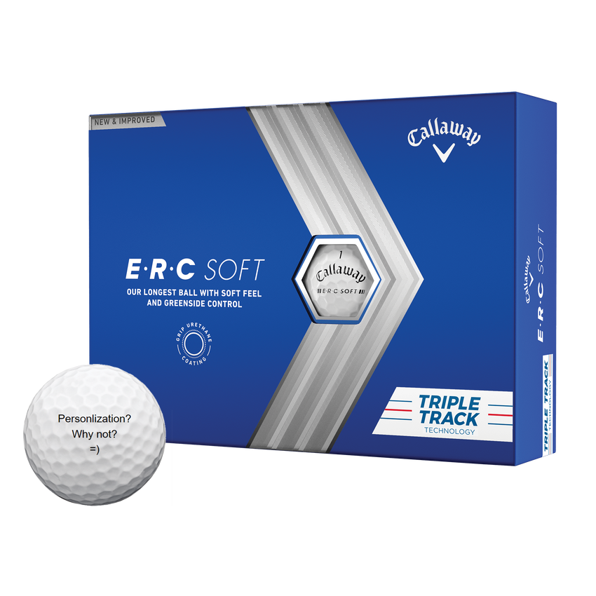 Callaway ERC Soft Triple Track 23 Golf Balls - Personalization