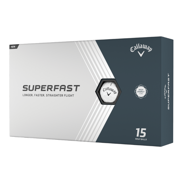 Callaway Superfast 22 Golf Balls - White - 15 Pack