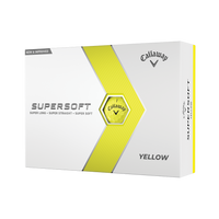 Callaway Supersoft 23 Golf Balls - Yellow - One Dozen