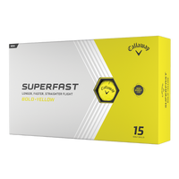 Callaway Superfast 22 Golf Balls - Bold Yellow - 15 Pack