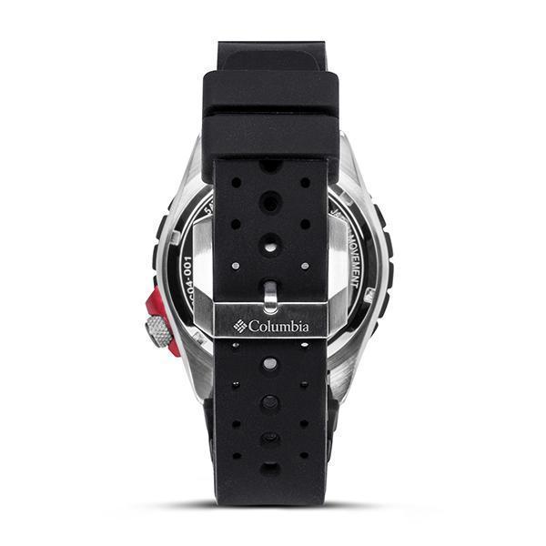 Columbia Watch - Pacific Outlander - Black 3-Hand Date Black Silicone