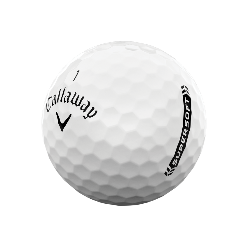 Custom Logo Callaway Supersoft 23 Golf Balls - White