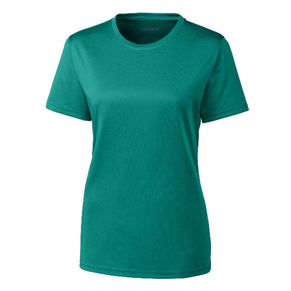 Custom Logo Clique Spin Jersey T Shirt - Womens