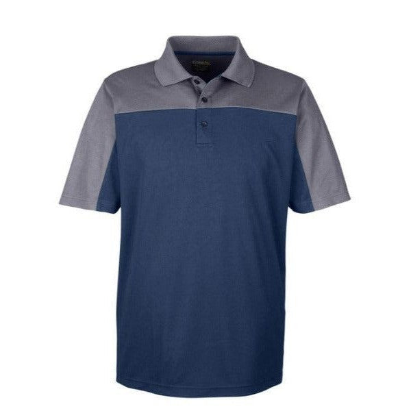 Custom Logo Core 365 Men's Balance Colorblock Performance Pique Polo