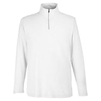 Custom Logo Core 365 Men's Fusion ChromaSoft Pique Quarter-Zip