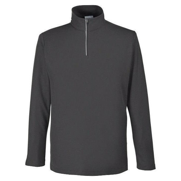 Custom Logo Core 365 Men's Fusion ChromaSoft Pique Quarter-Zip