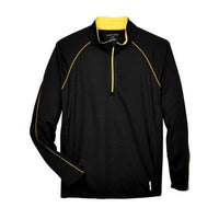 Custom Logo North End Men's Radar Quarter-Zip Performance Long-Sleeve Top