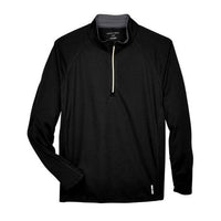 Custom Logo North End Men's Radar Quarter-Zip Performance Long-Sleeve Top