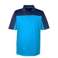 Custom Logo Core 365 Men's Balance Colorblock Performance Pique Polo