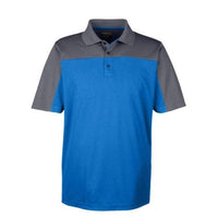 Custom Logo Core 365 Men's Balance Colorblock Performance Pique Polo