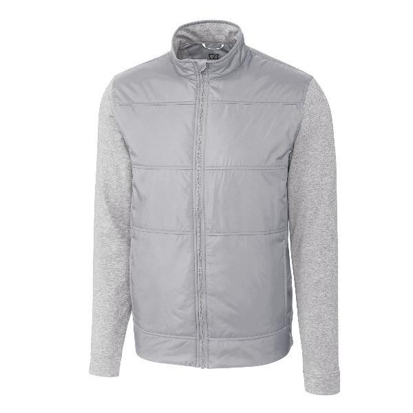 Cutter and Buck Stealth Hybrid Quilted Full Zip Jacket - Mens
