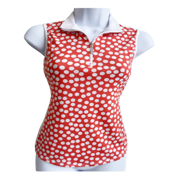 Polka dot sale golf shirt