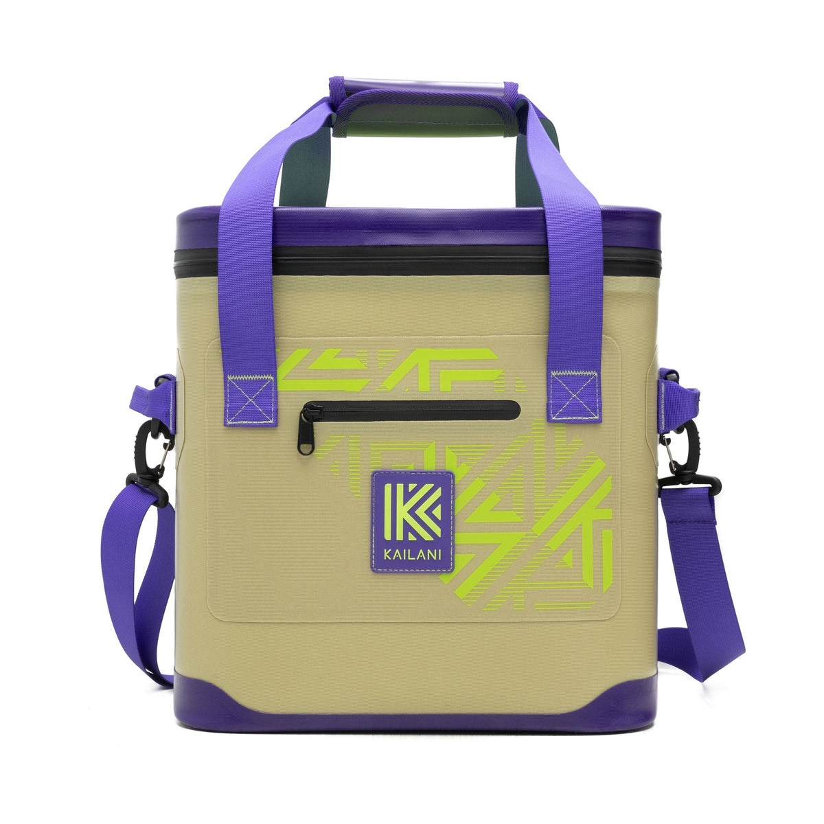 Kailani KUKUI 20 Can Soft Cooler Tan/Purple