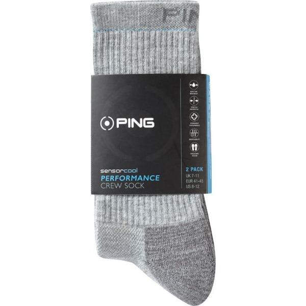 Ping Sensorcool Crew Sock - Mens 2 Pack