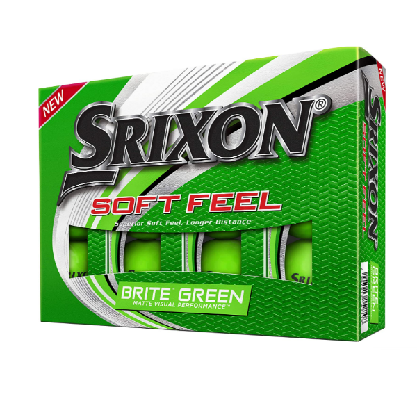 Srixon Soft Feel BRITE Golf Balls - 6 Dozen Packs
