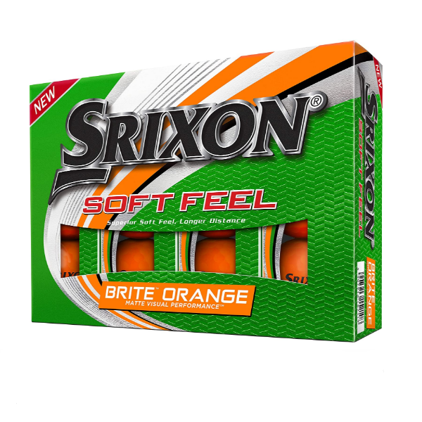 Srixon Soft Feel BRITE Golf Balls - 6 Dozen Packs