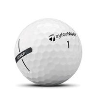 Taylormade Distance + Golf Balls - White - 6 Dozen Pack