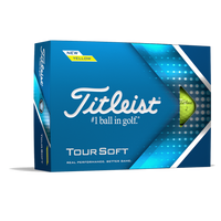 Titleist Tour Soft Yellow Golf Balls - 6 Dozen